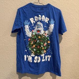 Abominable Snowman Christmas Tee Unisex Size M